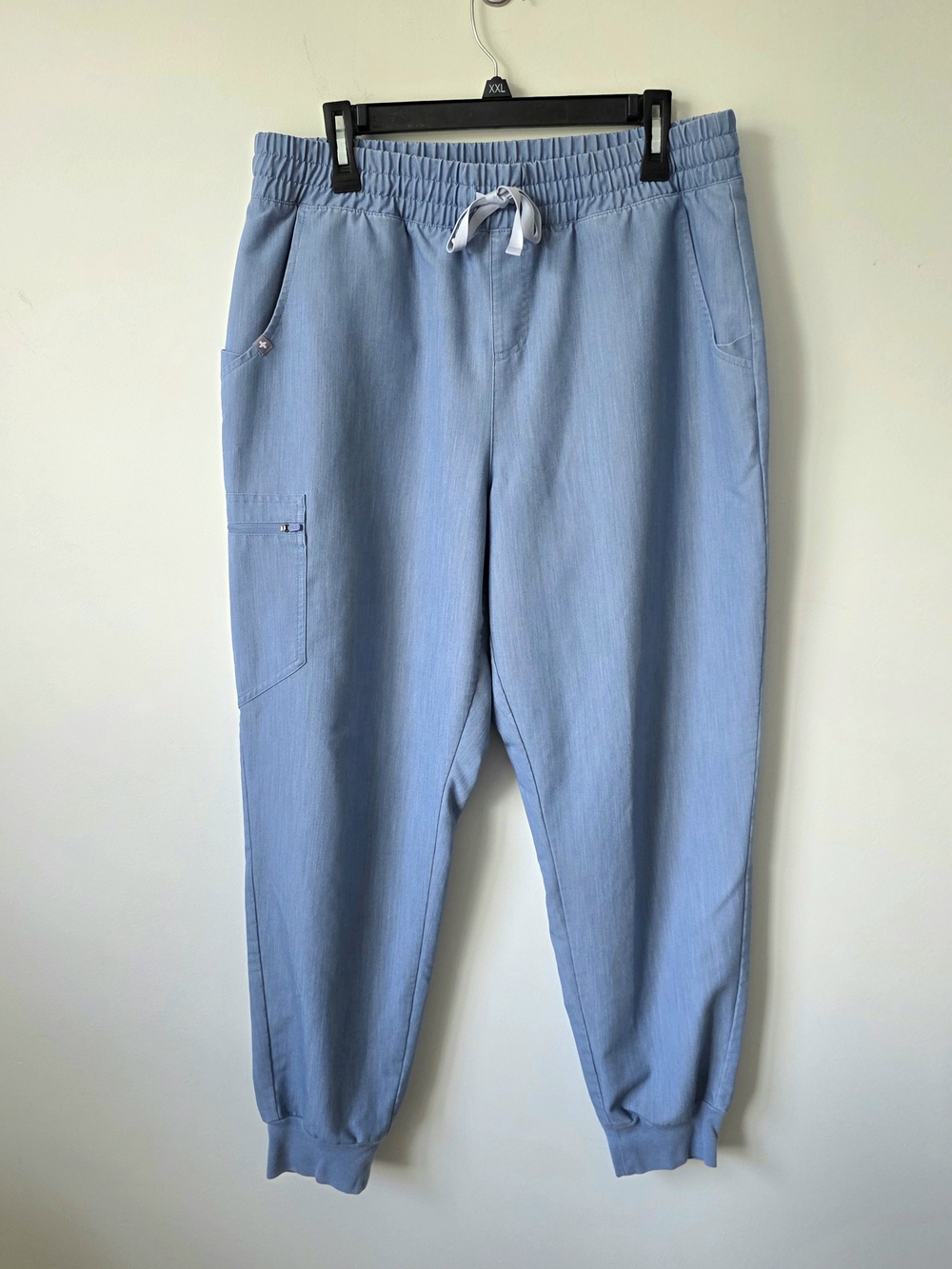 FIGS Zamora Jogger Scrub Pants Denim Blue Women’s XL Technical Collection